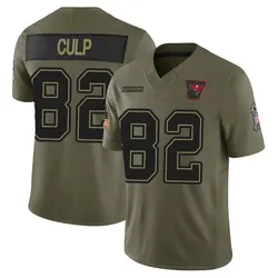 Nike Devin Culp Tampa Bay Buccaneers Limited Olive 2025 Salute to Service Jersey - Men's