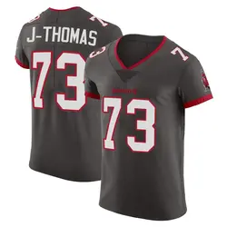Nike Dvon J-Thomas Tampa Bay Buccaneers Elite Pewter Alternate Vapor Jersey - Men's