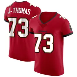 Nike Dvon J-Thomas Tampa Bay Buccaneers Elite Red Vapor Jersey - Men's