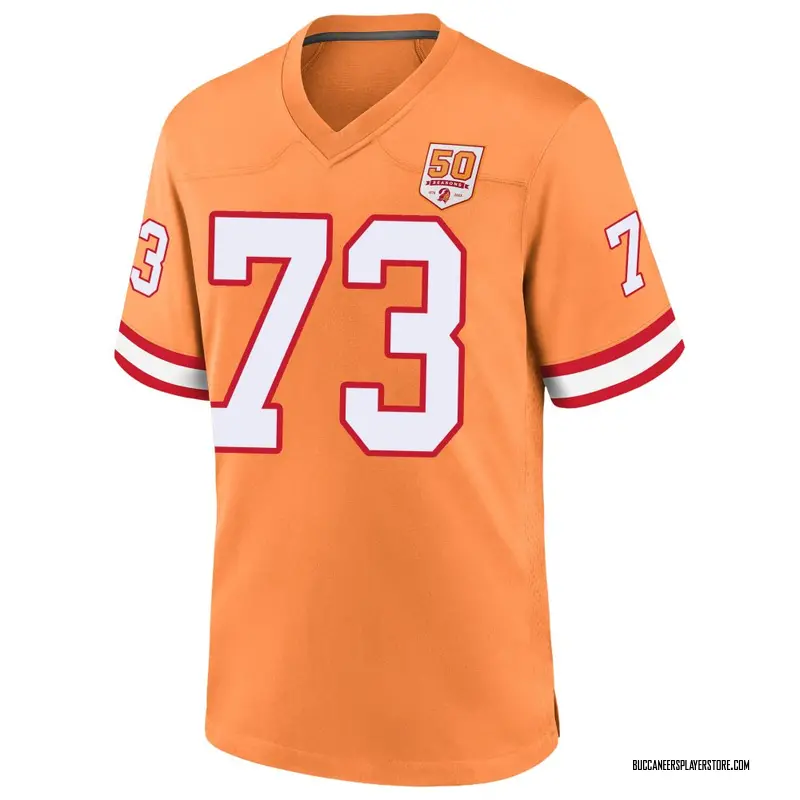 Nike Dvon J-Thomas Tampa Bay Buccaneers Game Cream sicle 50th Season Jersey - Men's