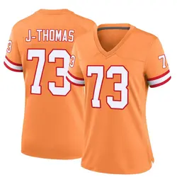 Nike Dvon J-Thomas Tampa Bay Buccaneers Game Orange Throwback Jersey - Women's
