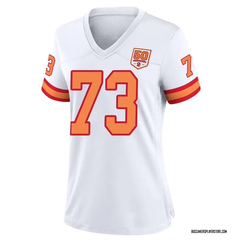 Nike Dvon J-Thomas Tampa Bay Buccaneers Game White '76 50th Season Jersey - Women's