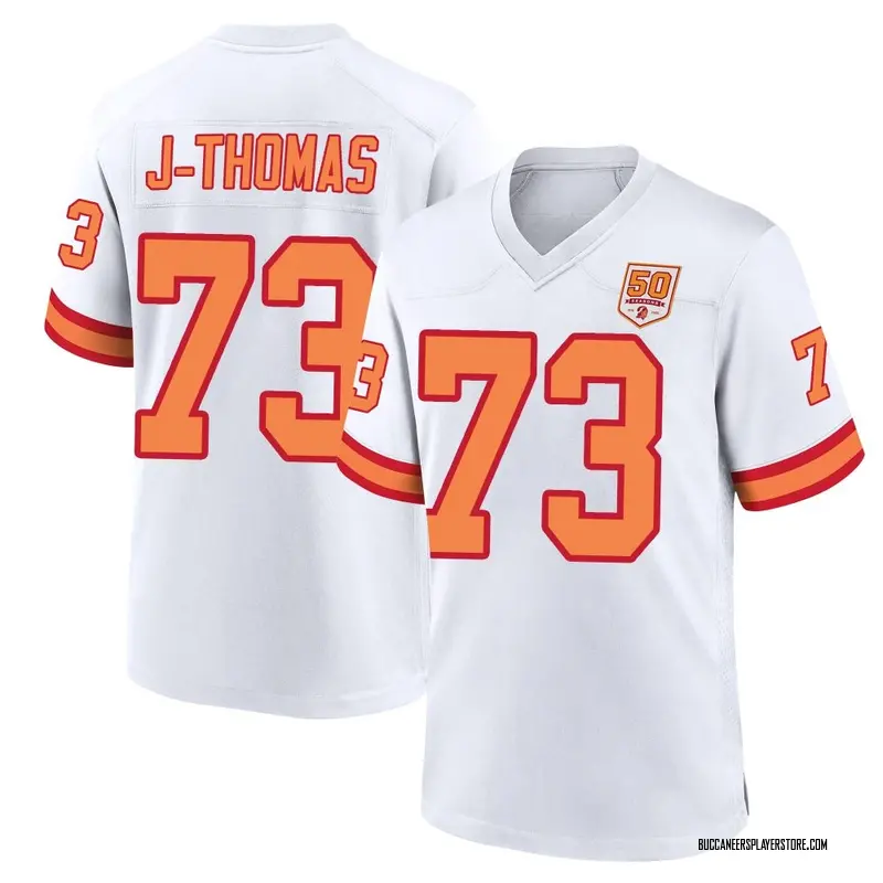 Nike Dvon J-Thomas Tampa Bay Buccaneers Game White '76 50th Season Jersey - Youth