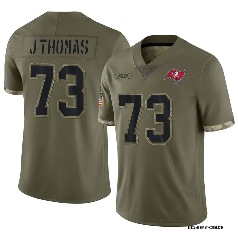 Nike Dvon J-Thomas Tampa Bay Buccaneers Limited Olive 2022 Salute To Service Jersey - Youth
