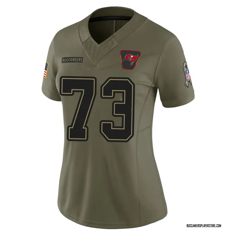 Nike Dvon J-Thomas Tampa Bay Buccaneers Limited Olive 2025 Salute to Service Jersey - Women's
