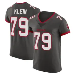 Nike Elijah Klein Tampa Bay Buccaneers Elite Pewter Alternate Vapor Jersey - Men's