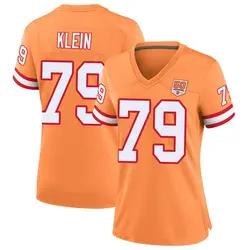 Nike Elijah Klein Tampa Bay Buccaneers Game Cream sicle 50th Season Jersey - Women's
