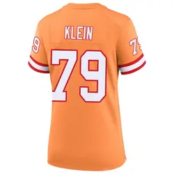 Nike Elijah Klein Tampa Bay Buccaneers Game Cream sicle 50th Season Jersey - Women's