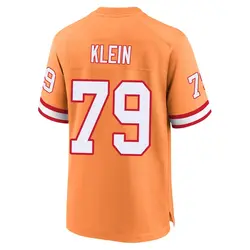 Nike Elijah Klein Tampa Bay Buccaneers Game Cream sicle 50th Season Jersey - Youth