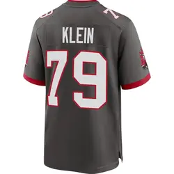 Nike Elijah Klein Tampa Bay Buccaneers Game Pewter Alternate Jersey - Youth