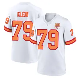 Nike Elijah Klein Tampa Bay Buccaneers Game White '76 50th Season Jersey - Youth