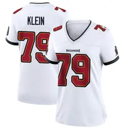 Nike Elijah Klein Tampa Bay Buccaneers Game White Jersey - Women's