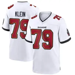Nike Elijah Klein Tampa Bay Buccaneers Game White Jersey - Youth
