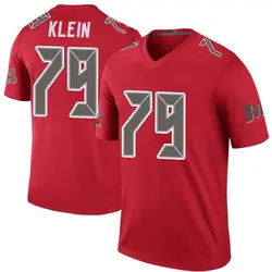 Nike Elijah Klein Tampa Bay Buccaneers Legend Red Color Rush Jersey - Men's