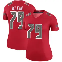 Nike Elijah Klein Tampa Bay Buccaneers Legend Red Color Rush Jersey - Women's