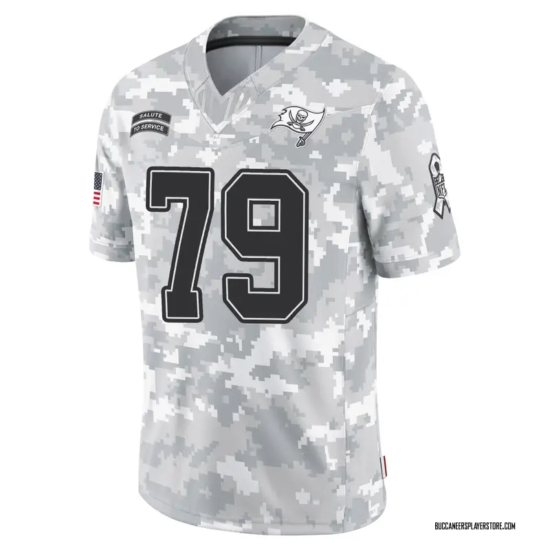 Nike Elijah Klein Tampa Bay Buccaneers Limited Arctic Camo 2024 Salute to Service Jersey - Men's