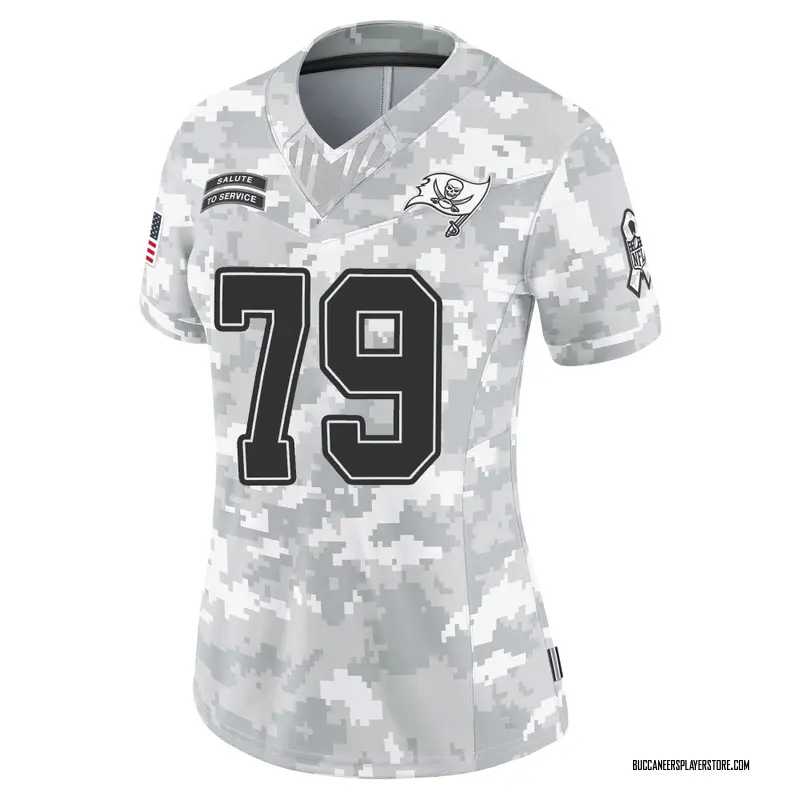 Nike Elijah Klein Tampa Bay Buccaneers Limited Arctic Camo 2024 Salute to Service Jersey - Women's