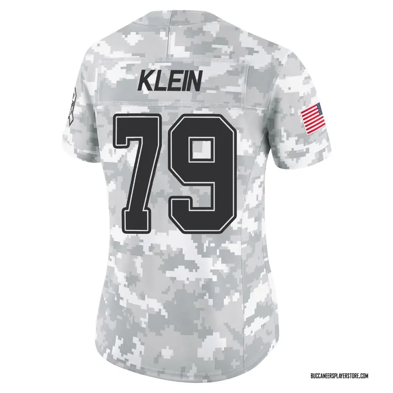 Nike Elijah Klein Tampa Bay Buccaneers Limited Arctic Camo 2024 Salute to Service Jersey - Women's