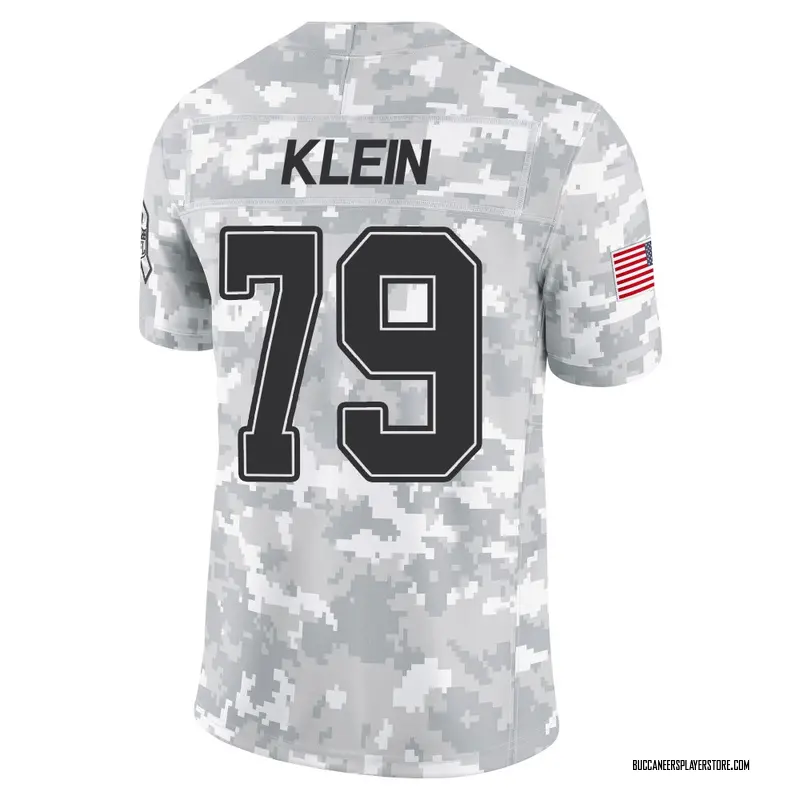 Nike Elijah Klein Tampa Bay Buccaneers Limited Arctic Camo 2024 Salute to Service Jersey - Youth