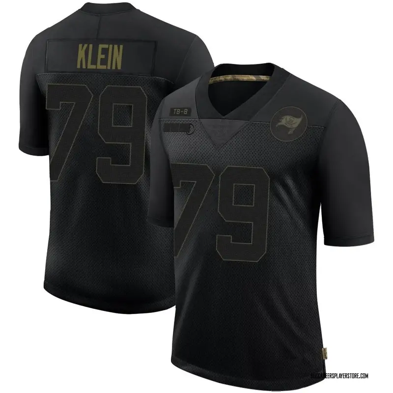 Nike Elijah Klein Tampa Bay Buccaneers Limited Black 2020 Salute To Service Jersey - Men's