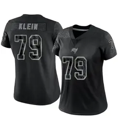 Nike Elijah Klein Tampa Bay Buccaneers Limited Black Reflective Jersey - Women's