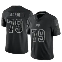 Nike Elijah Klein Tampa Bay Buccaneers Limited Black Reflective Jersey - Youth