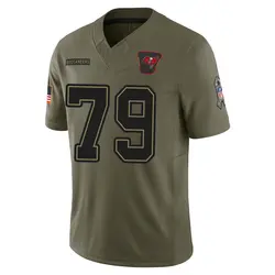 Nike Elijah Klein Tampa Bay Buccaneers Limited Olive 2025 Salute to Service Jersey - Men's