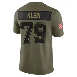 Nike Elijah Klein Tampa Bay Buccaneers Limited Olive 2025 Salute to Service Jersey - Youth