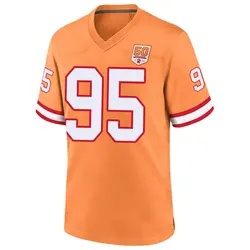 Nike Elijah Roberts Tampa Bay Buccaneers Game Cream sicle 50th Season Jersey - Men's