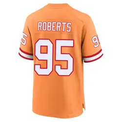 Nike Elijah Roberts Tampa Bay Buccaneers Game Cream sicle 50th Season Jersey - Men's
