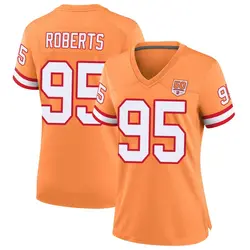 Nike Elijah Roberts Tampa Bay Buccaneers Game Cream sicle 50th Season Jersey - Women's