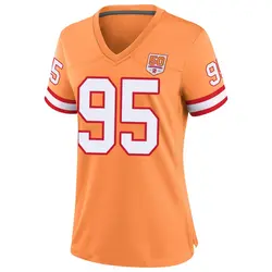 Nike Elijah Roberts Tampa Bay Buccaneers Game Cream sicle 50th Season Jersey - Women's
