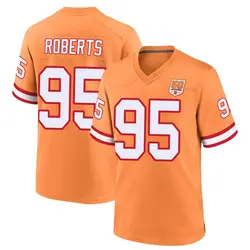 Nike Elijah Roberts Tampa Bay Buccaneers Game Cream sicle 50th Season Jersey - Youth
