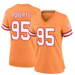 Nike Elijah Roberts Tampa Bay Buccaneers Game Orange Throwback Jersey - Women's