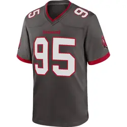 Nike Elijah Roberts Tampa Bay Buccaneers Game Pewter Alternate Jersey - Men's