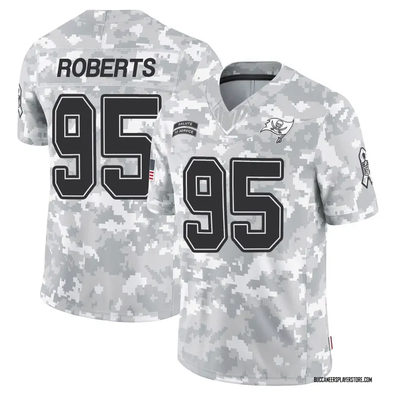 Nike Elijah Roberts Tampa Bay Buccaneers Limited Arctic Camo 2024 Salute to Service Jersey - Men's