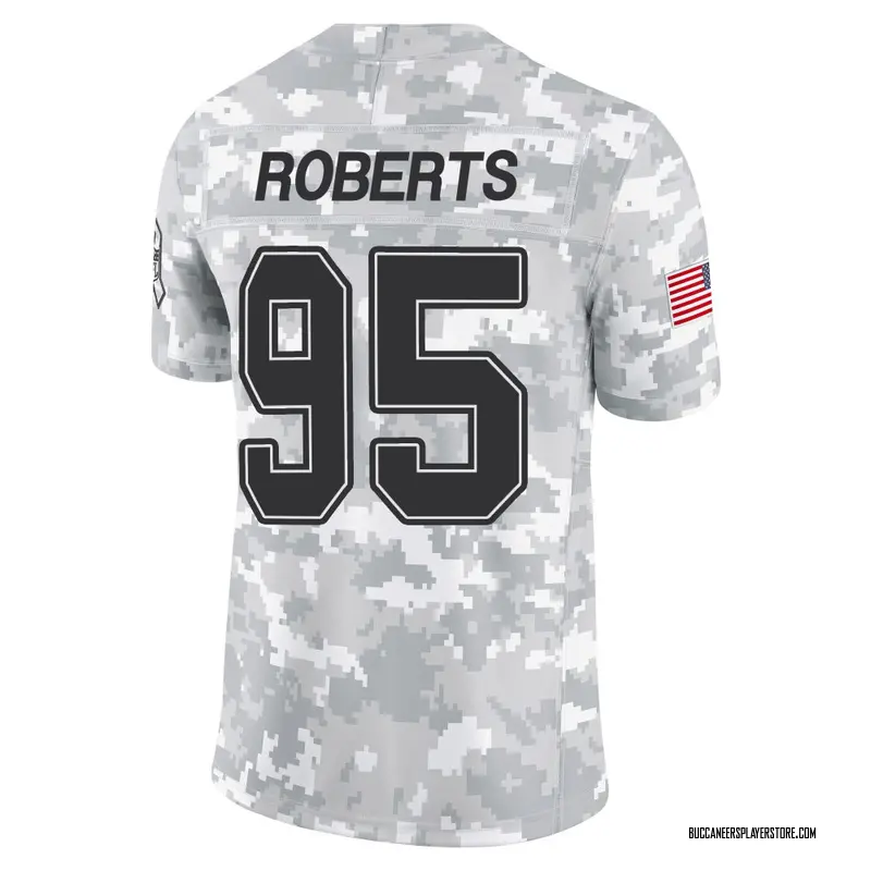 Nike Elijah Roberts Tampa Bay Buccaneers Limited Arctic Camo 2024 Salute to Service Jersey - Men's