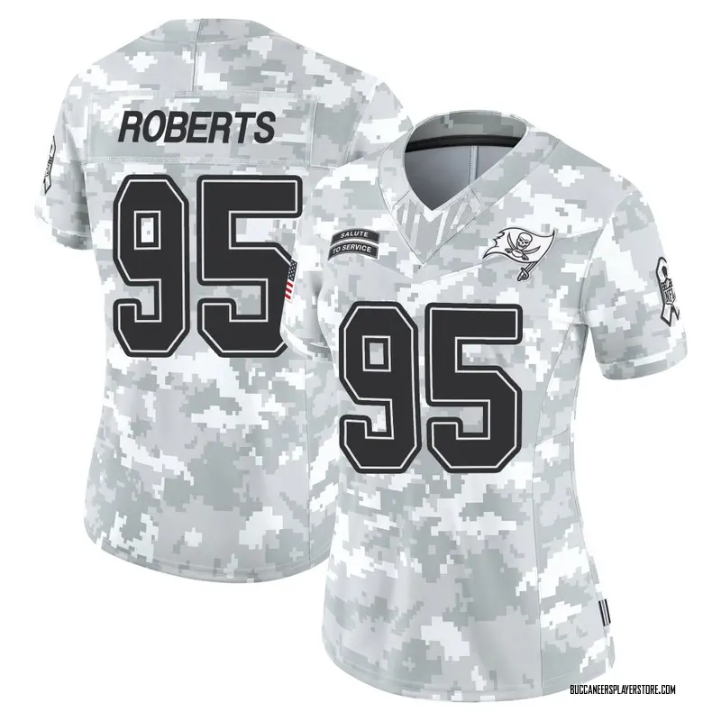 Nike Elijah Roberts Tampa Bay Buccaneers Limited Arctic Camo 2024 Salute to Service Jersey - Women's