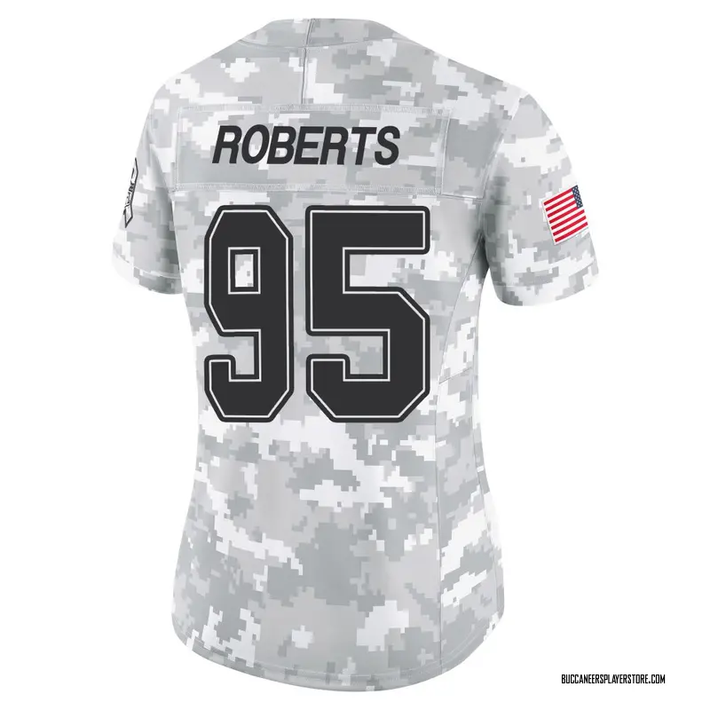 Nike Elijah Roberts Tampa Bay Buccaneers Limited Arctic Camo 2024 Salute to Service Jersey - Women's