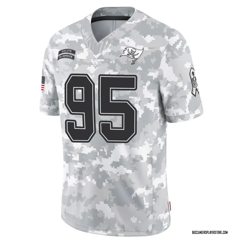Nike Elijah Roberts Tampa Bay Buccaneers Limited Arctic Camo 2024 Salute to Service Jersey - Youth