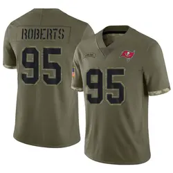 Nike Elijah Roberts Tampa Bay Buccaneers Limited Olive 2022 Salute To Service Jersey - Men's