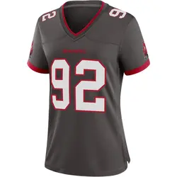 Nike Elijah Simmons Tampa Bay Buccaneers Game Pewter Alternate Jersey - Women's