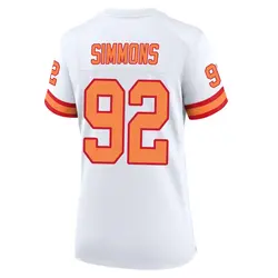 Nike Elijah Simmons Tampa Bay Buccaneers Game White '76 50th Season Jersey - Women's