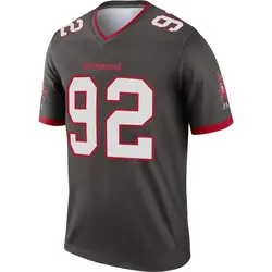 Nike Elijah Simmons Tampa Bay Buccaneers Legend Pewter Alternate Jersey - Youth
