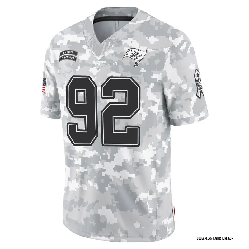 Nike Elijah Simmons Tampa Bay Buccaneers Limited Arctic Camo 2024 Salute to Service Jersey - Youth