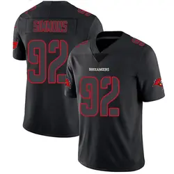 Nike Elijah Simmons Tampa Bay Buccaneers Limited Black Impact Jersey - Men's