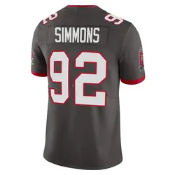 Nike Elijah Simmons Tampa Bay Buccaneers Limited Pewter Alternate Vapor Jersey - Men's
