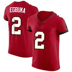 Nike Emeka Egbuka Tampa Bay Buccaneers Elite Red Vapor Jersey - Men's