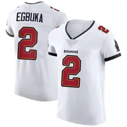 Nike Emeka Egbuka Tampa Bay Buccaneers Elite White Vapor Jersey - Men's