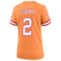 Nike Emeka Egbuka Tampa Bay Buccaneers Game Cream sicle 50th Season Jersey - Women's